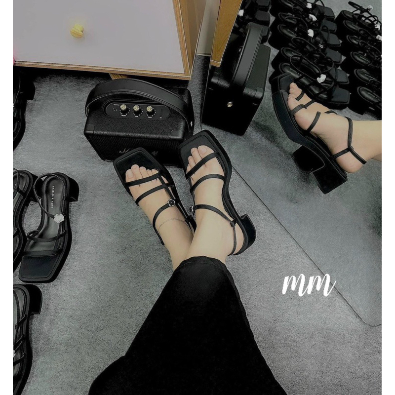 Sandal CnK bản dây lụa,loại giống ở store nhất hiện nay,fullbox hãng