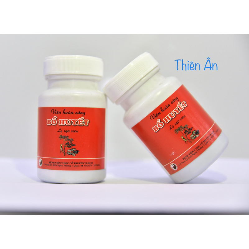 Bổ Huyết Bệnh viện YHCT TPHCM - Giảm hoa mắt chóng mặt, kinh ít nhạt màu, rụng tóc
