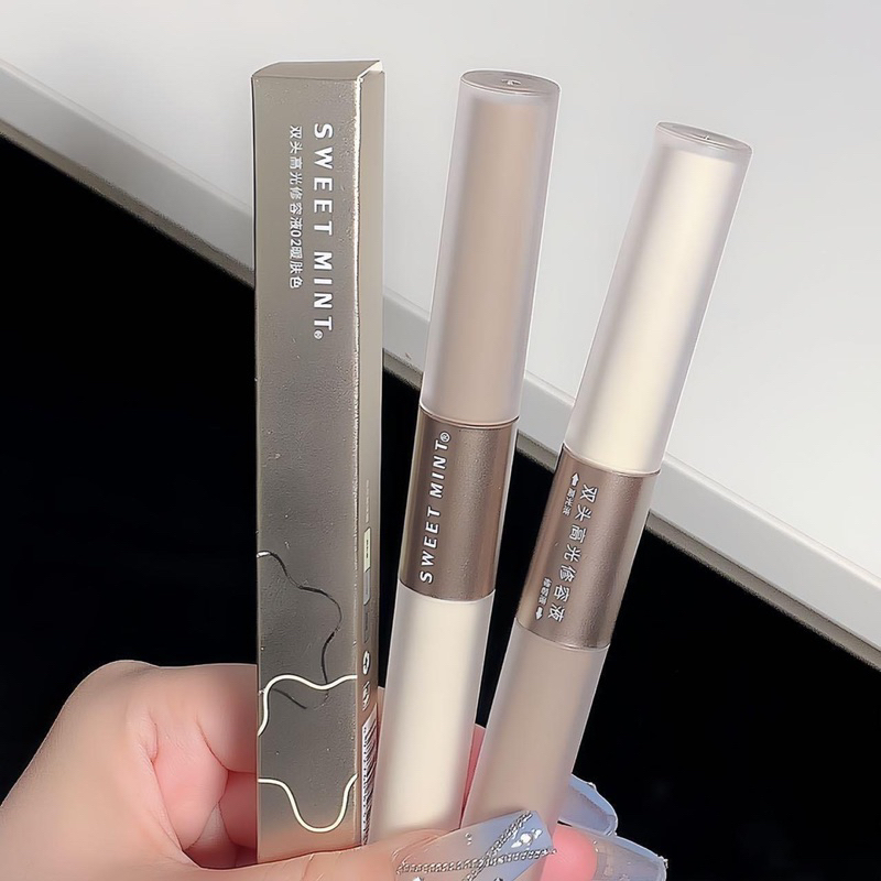 Bút Tạo Khối Và Che Khuyết Điểm 2 Đầu SWEET MINT Highlight Stick