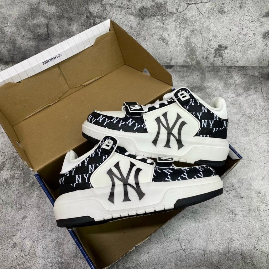 Giày Thể Thao MLB Black White Panda, Giày MLB Chunky Liner Màu Đen Trắng,xanh trắng