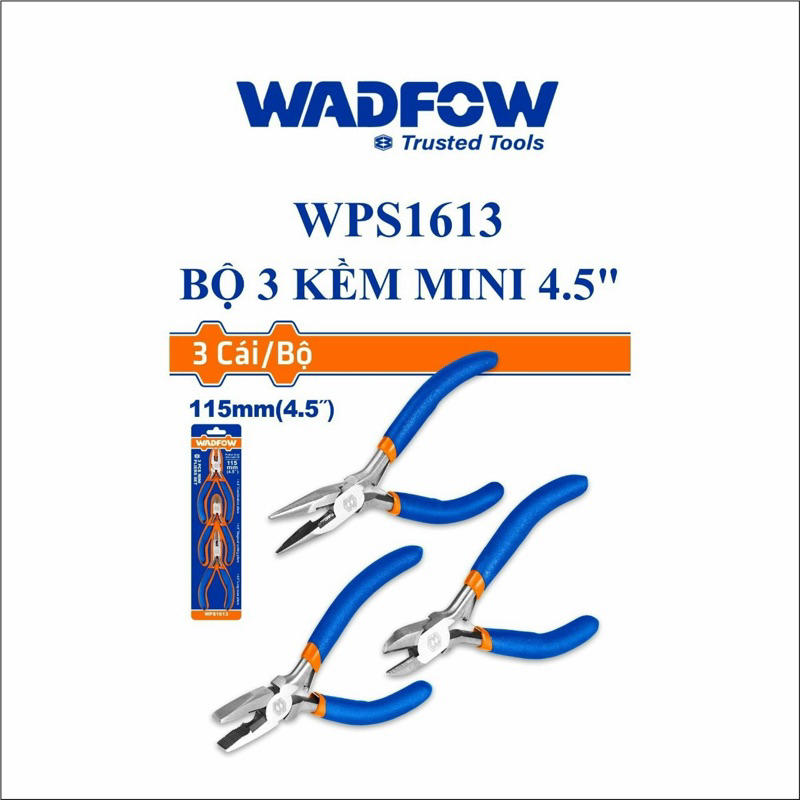 Bộ 3 Kìm mini WADFOW WPS1613