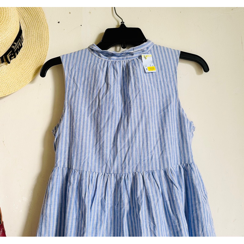 Đầm Babydoll Sọc Xanh