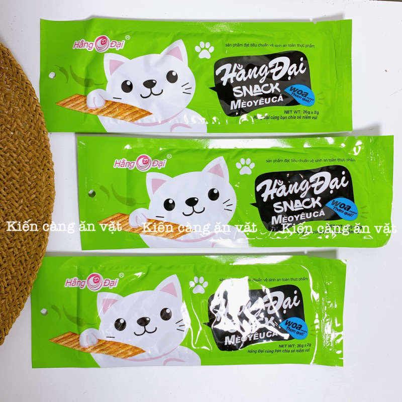 Snack mèo yêu cá Hằng Đại loại ngon