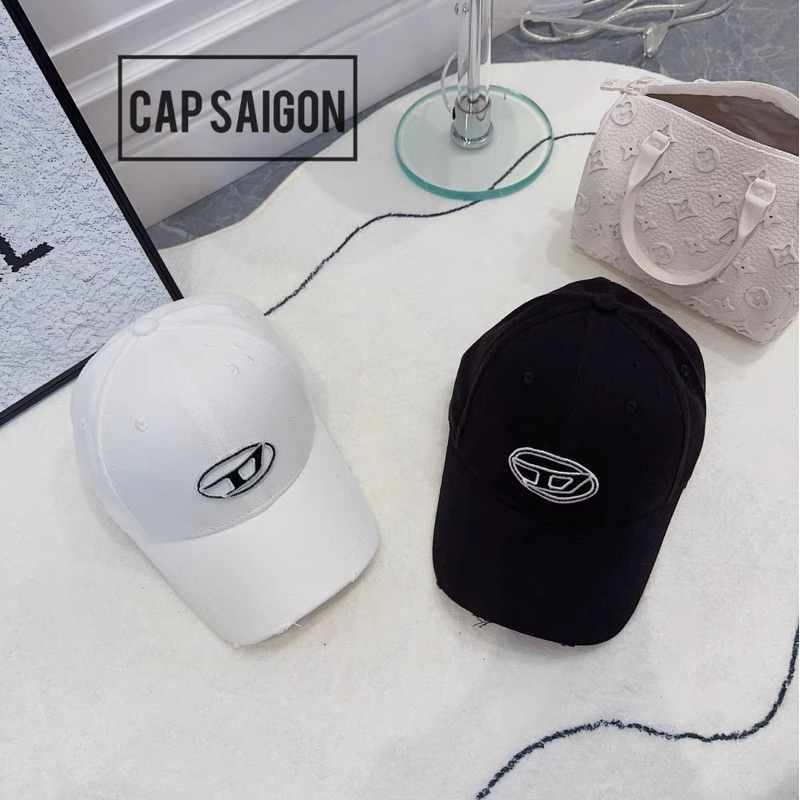 Mũ kaki CAPSAIGON thêu logo trendy 2023 rách nhẹ unisex nam nữ phong cách Hàn Quốc