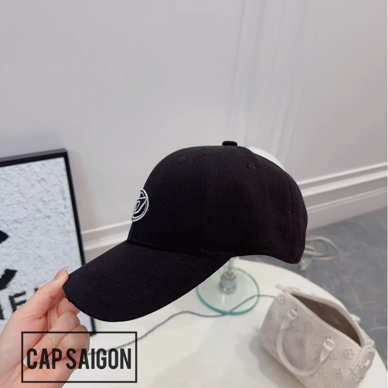 Mũ kaki CAPSAIGON thêu logo trendy 2023 rách nhẹ unisex nam nữ phong cách Hàn Quốc