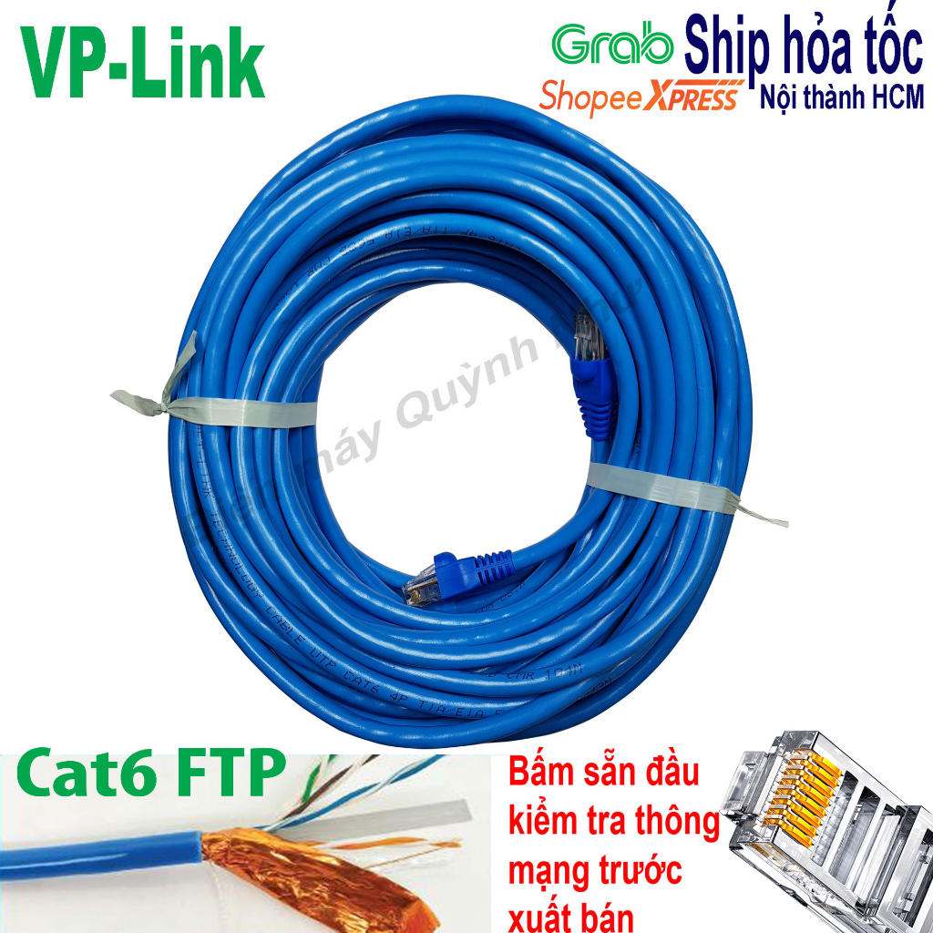 80m/90m/100m Dây mạng (cáp lan) CAT6 bấm sẵn 2 đầu chuẩn UTP - - Cáp mạng, cáp lan, dây lan, cáp internet