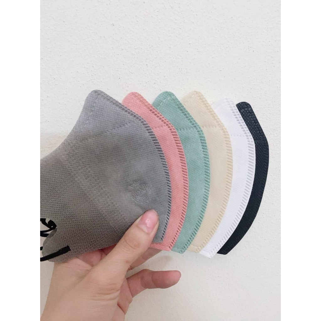 Thùng 100 Cái Khẩu Trang 5D Thái Lan 3 Lớp Kháng Khuẩn Dày Dặn Nhiều Màu
