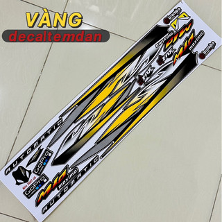 DDXM - v20BN - BỘ TEM CHẾ DÁN TRANG TRÍ XE MIO MAXIMO AUTOMATIC