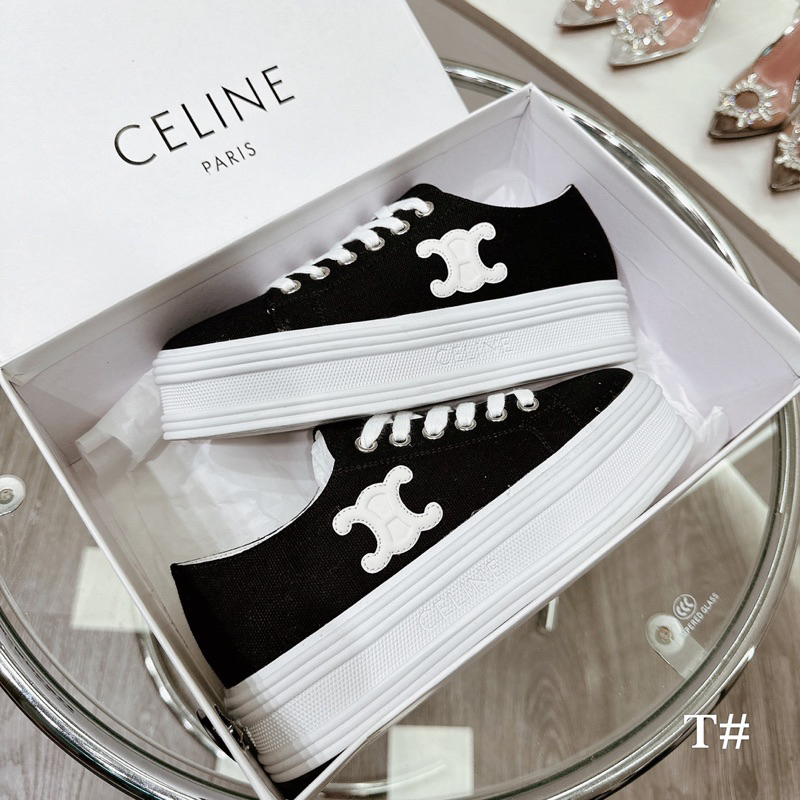 Giày Thể Thao Ce.line Đế Bằng 4cm Fullbox - CERIHOUSE