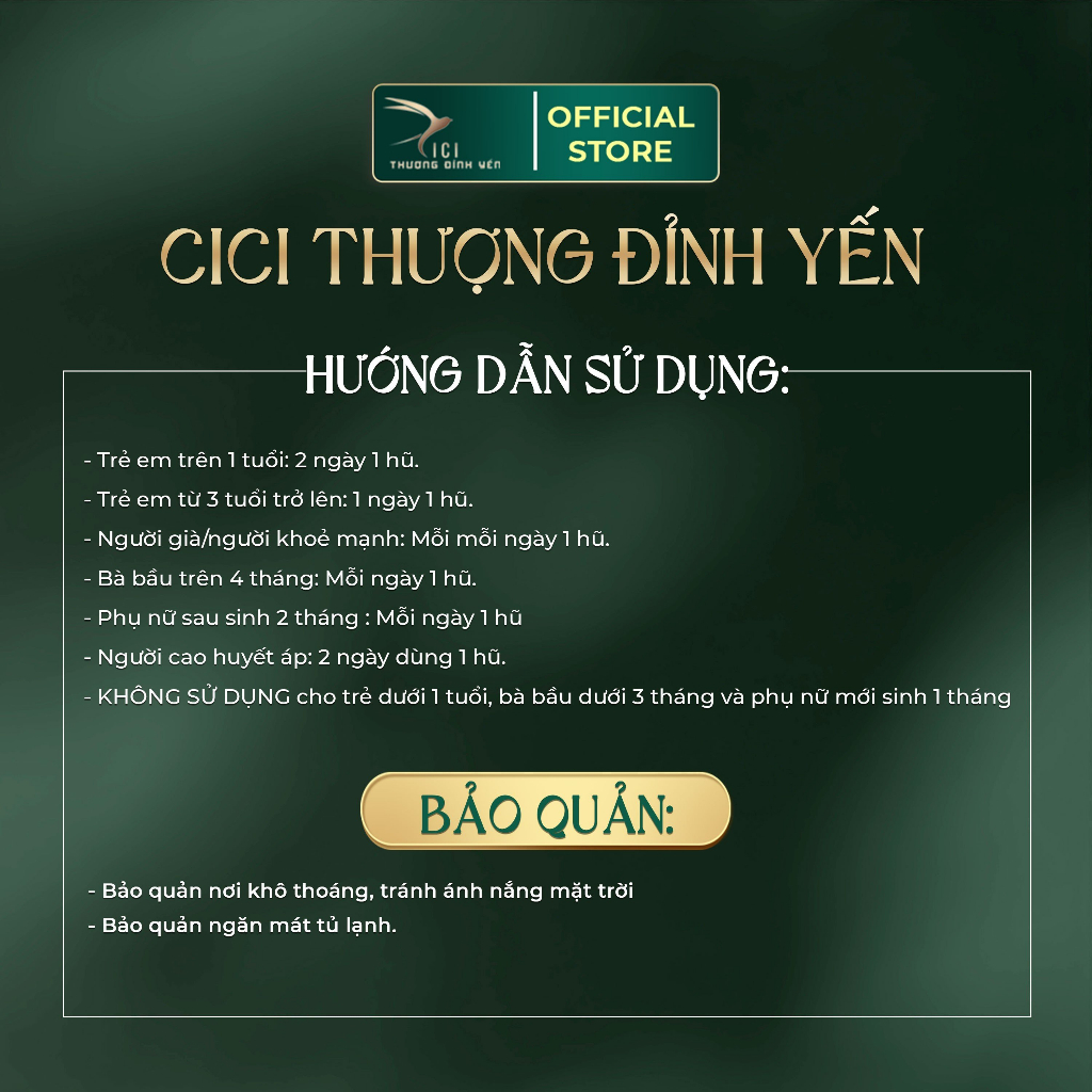 [Set Quà 6 Hũ] Yến Sào Chưng Sẵn CiCi Thượng Đỉnh Yến hũ 70ml 30% Tổ Yến Sào Khánh Hoà nguyên chất sang trọng, cao cấp