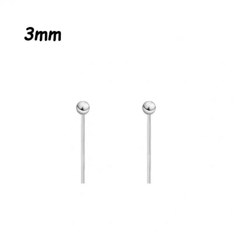 Khuyên Tai Bi Tròn - Khuyên thép y tế - Khuyên tai đơn giản - Khuyên xỏ tai