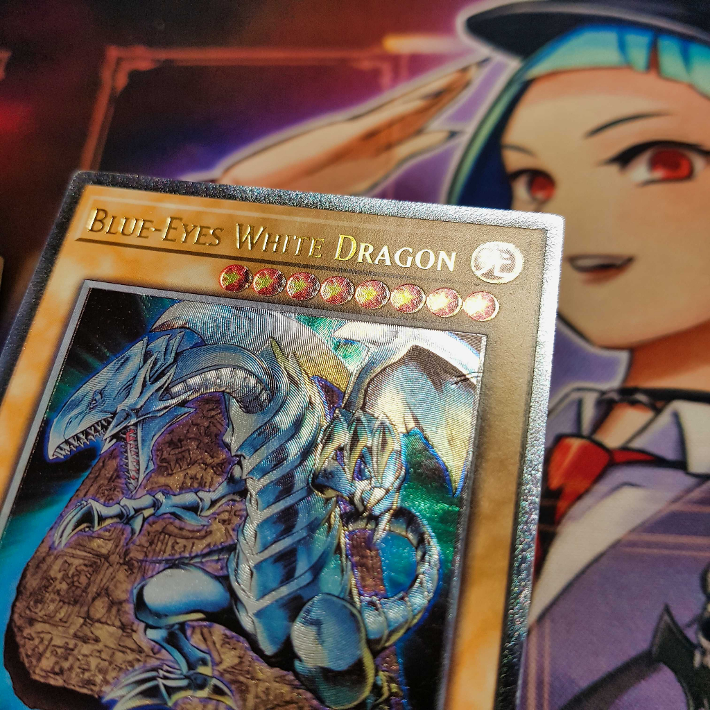 Thẻ bài Yugioh chính hãng | Blue-eyes White Dragon  | YSKR Ultimate Rare