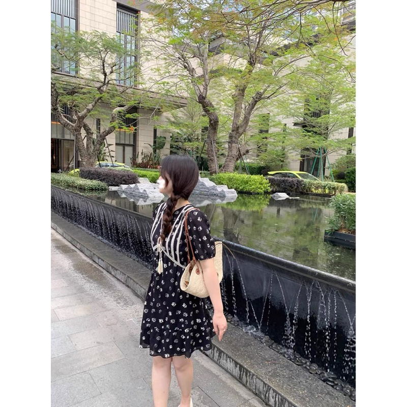 Đầm baby doll đen