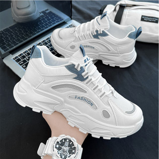 Giày Thể Thao Nam Fashion đế đúc nguyên khối lót đệm giày thoáng khí cao 5cm,dự tiệc đi dã ngoại ZTR