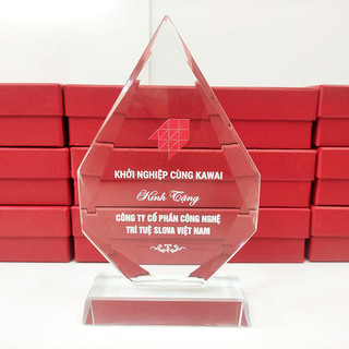 Kỷ niệm chương CLN-056 ⚡ Cúp pha lê - cúp thể thao - cúp trao giải vinh danh - quà lưu niệm đẹp
