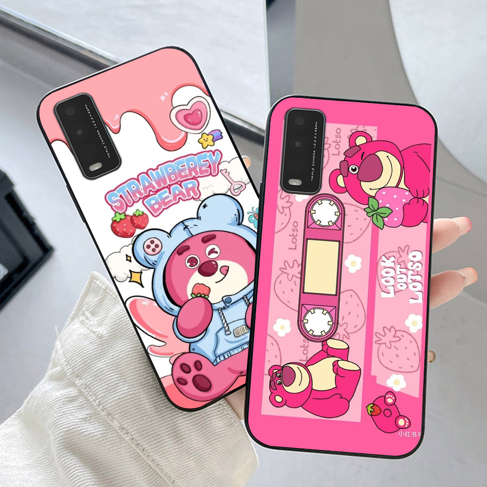 Ốp lưng vivo y20 / v2027 , vivo y20s , vivo y12s in hình gấu dâu thang 7 mới nhất