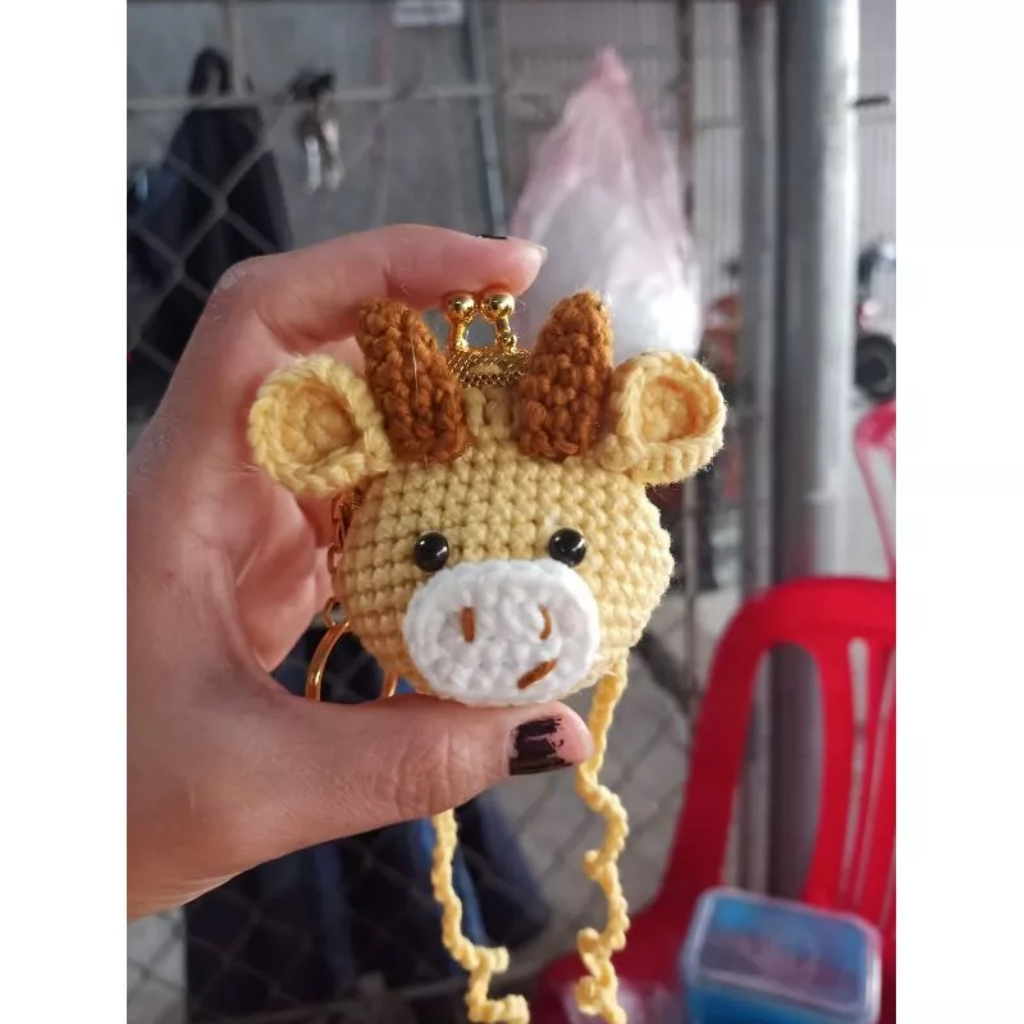 Túi đựng tỏi cho bé hình chú trâu dễ thương