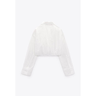 [SALE] Áo sơ mi Zara croptop Authentic