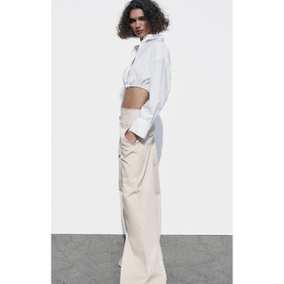 [SALE] Áo sơ mi Zara croptop Authentic