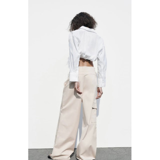 [SALE] Áo sơ mi Zara croptop Authentic