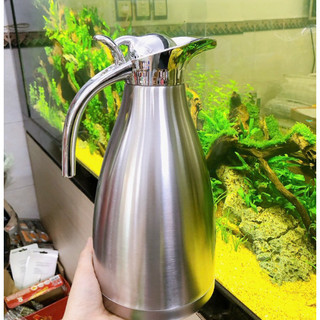 Bình giữ nhiệt inox dạng mỏ vịt 2lit, bình đưng nước pha trà inox CAO CẤP