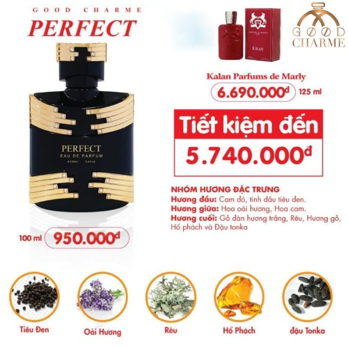 Nước hoa nam Perfect  - NỒNG NÀN, QUYẾN RŨ, SANG TRỌNG