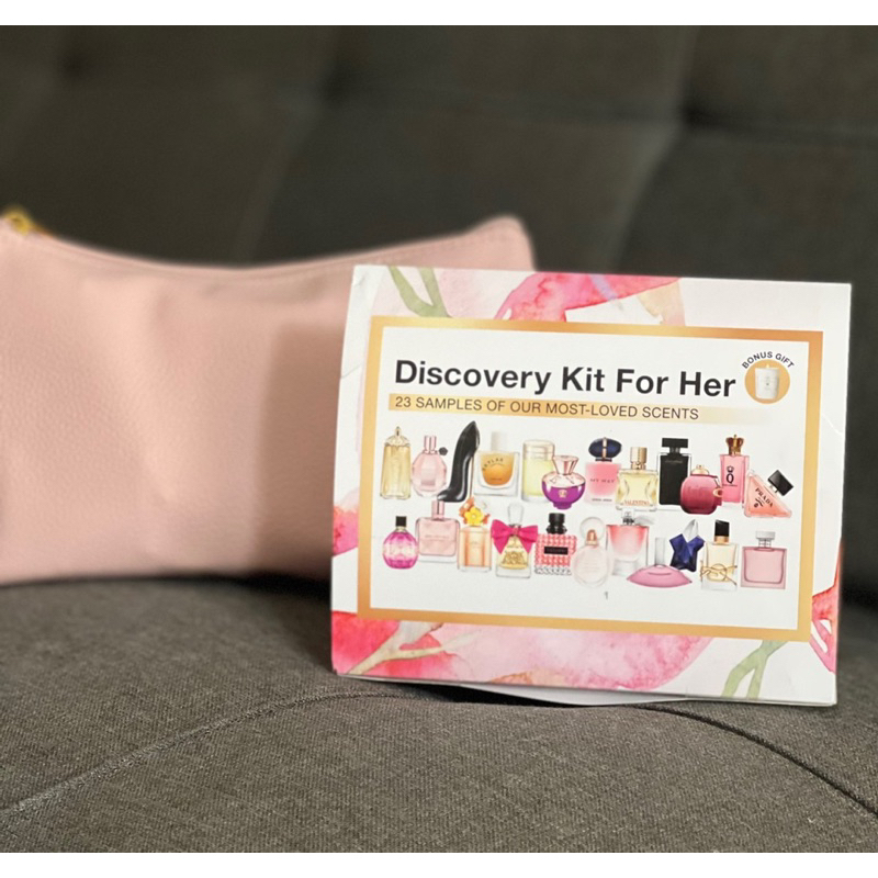 Set vial nước hoa nữ Discovery kit for her của Macy’s gồm 23 sample nước hoa