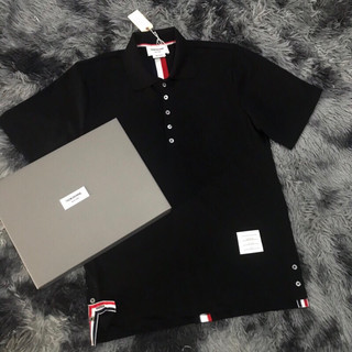 Áo thun polo Thom brown viền  lưng