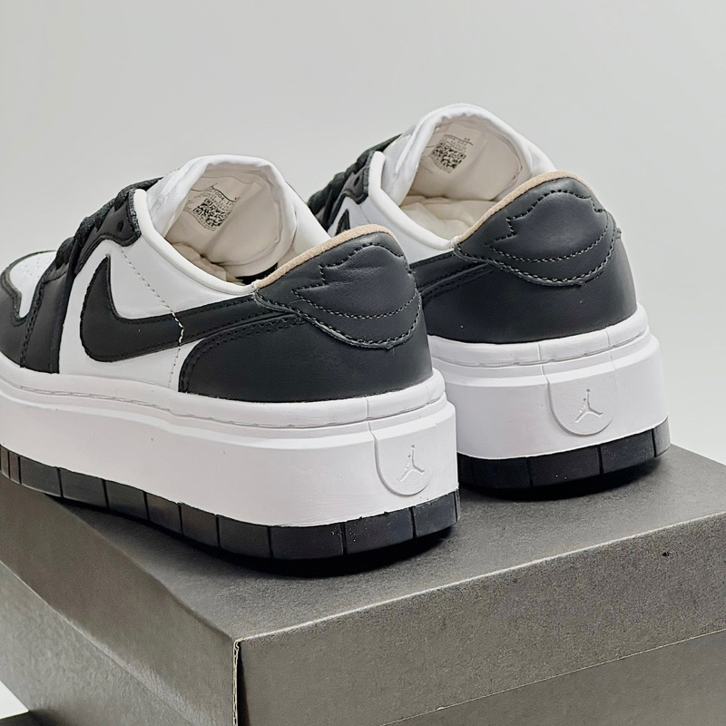 JDK STORE_Giày Sneaker JD Elevate White Black Đế Cao