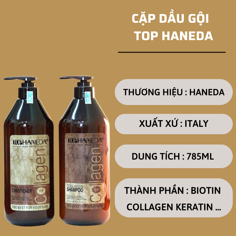 Dầu Gội Xả HANEDA 500ML * 2 Phục Hồi Tóc Siêu Mềm Mượt Hương Nước Hoa Chính Hãng | Centella.official