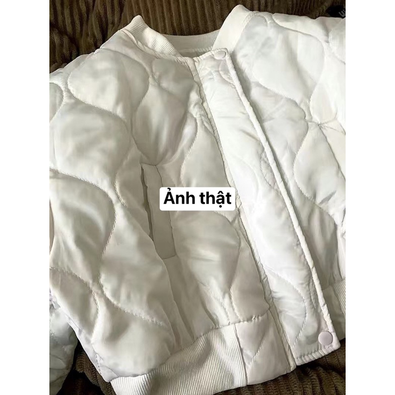 Áo khoác bomber dáng ngắn 2 lớp❤️