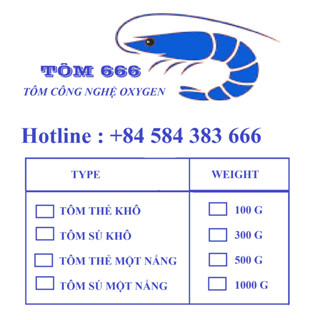 Tôm thẻ bóc nõn sấy khô 100g-1000g