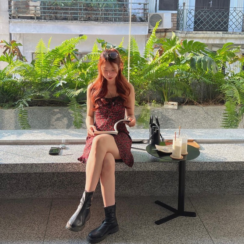 Đầm hoa nhí hai dây