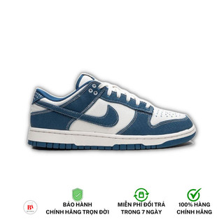 Chính Hãng Giày Nam Dunk Low Industrial Blue Sashiko