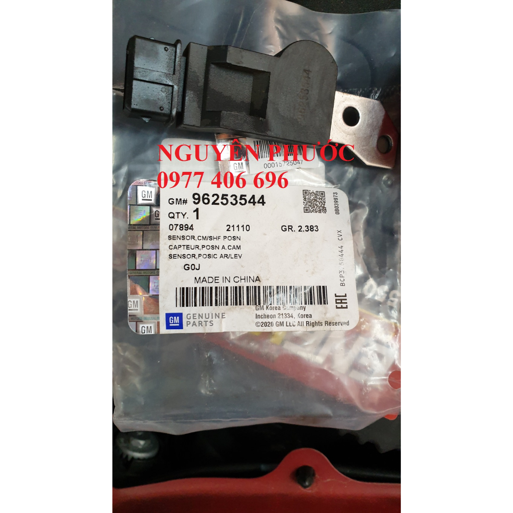 Cảm biến cốt cam/ Trục cam CRUZE 1.6,  LACETTI EX 1.6 / AVEO 2018 1.4  - Hàng xịn GM chính hãng 96253544