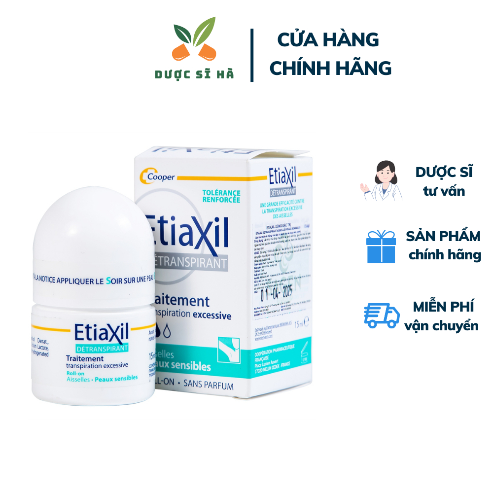 Lăn khử mùi Etiaxil chính hãng Pháp, lăn nách Etiaxil số 1 tại Pháp