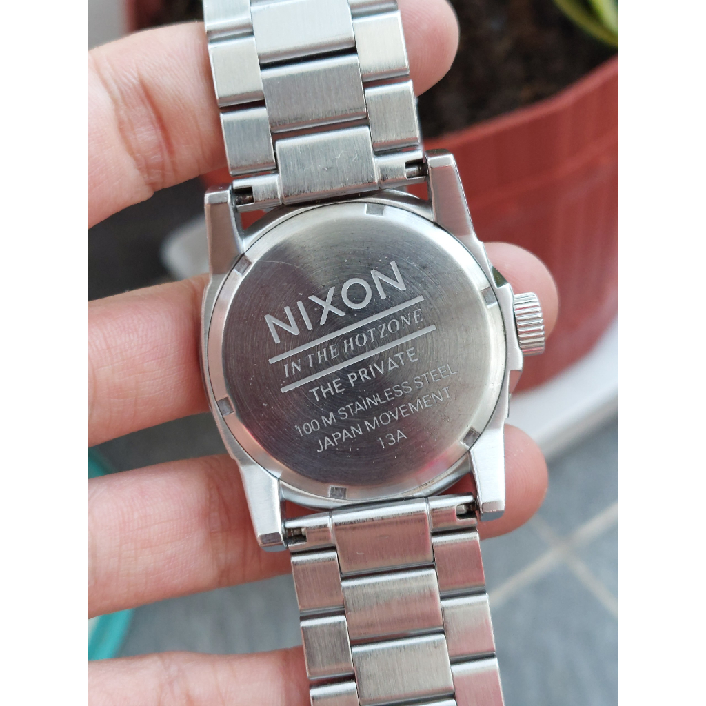 Đồng hồ nam Nixon đen full hộp chạy pin hàng Si