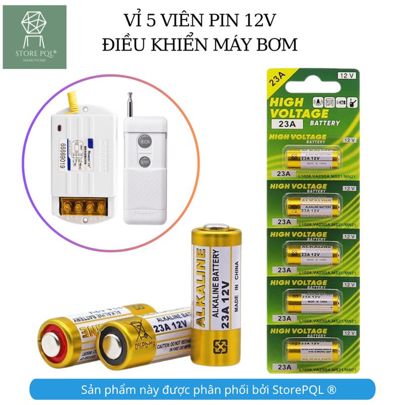 Bin GP 23A & GP 27A 12V (1 vỉ, 5 Bin )