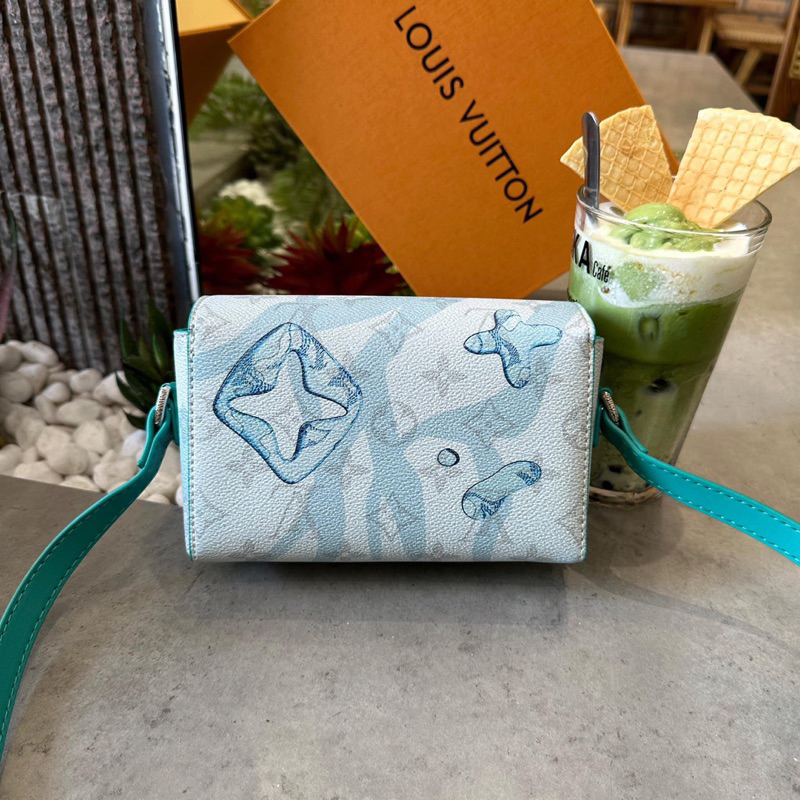 ⚡️ - Túi Đeo Chéo Clutch L.V Loang Vân Phối Xích Full Bill Thẻ Cực Sang Chảnh - Bản Cao Cấp Loại 1 2023