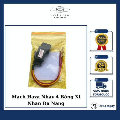 Mạch Hazard Nháy 4 Bóng Xi Nhan Đa Năng Phụ Kiện Xe Chính Hãng