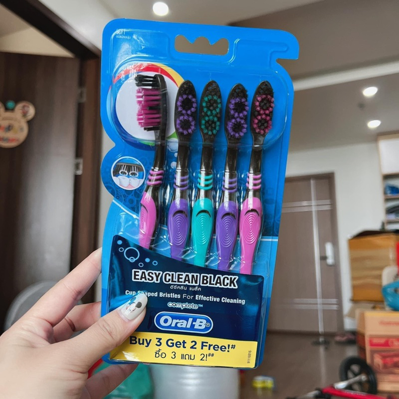 Sét 5 Bàn Chải Đánh Răng Oral-B made Thái