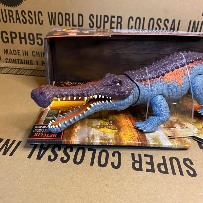 Đồ chơi mô hình khủng long Jurassic World Sarcosuchus fullbox Mattel