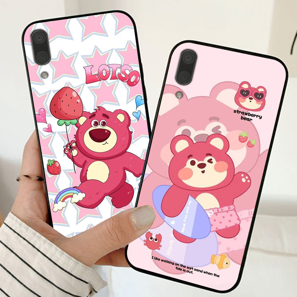 Ốp lưng huawei y7 pro 2019 / y6 2019 in hình gấu dâu thang 7 mới nhất