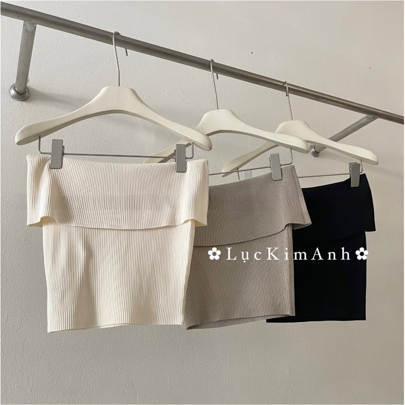 Áo trễ vai len  🛒