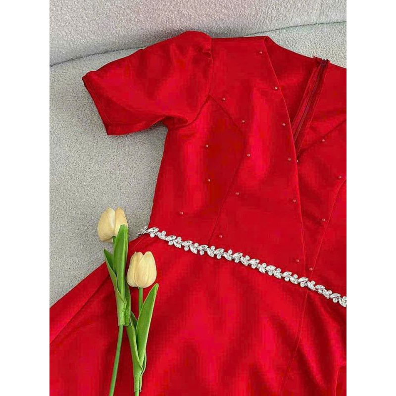 Thắt lưng Đính Đá Nhân Tạo Phong Cách Sang Trọng Cho Cô Dâu