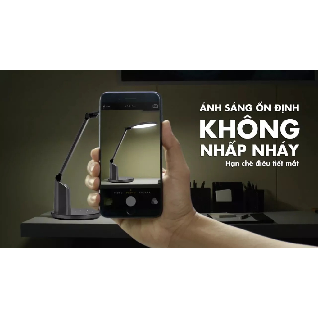 Đèn Bàn LED cao cấp PANASONIC HHGLT0633 20W Không ánh sáng xanh Chip Led RG0