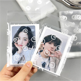 Set 20 túi Spin hình xoắn ốc đựng sản phẩm, túi bóng kính đựng thẻ ảnh, card photocard