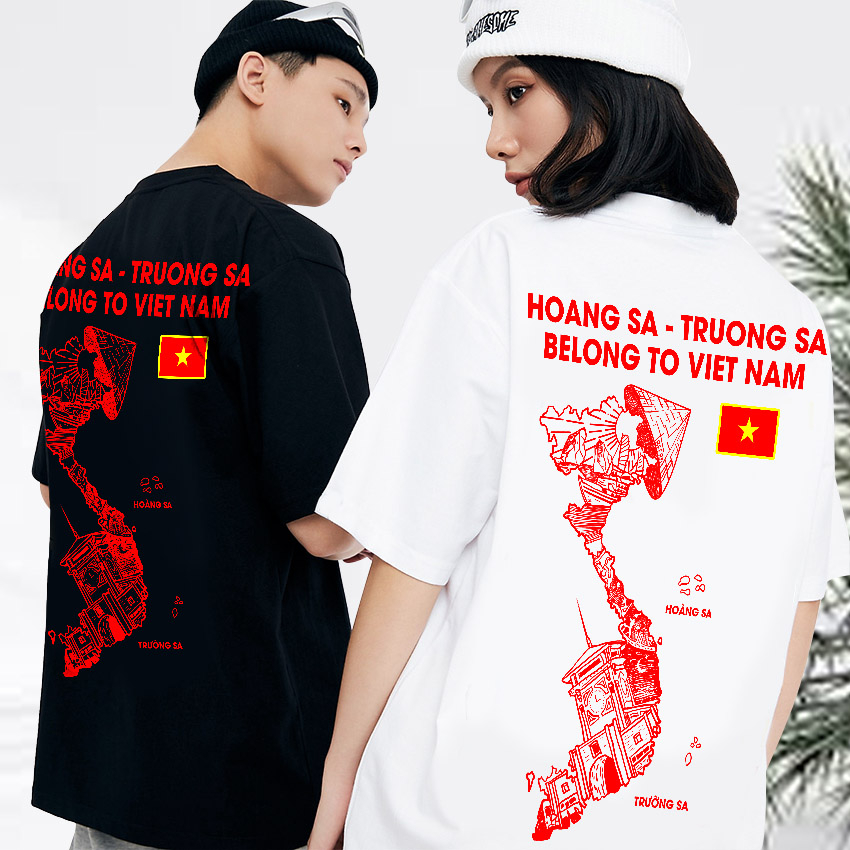 Áo Thun Unisex BEESKY 100% in hình VIỆT NAM- BDVN002