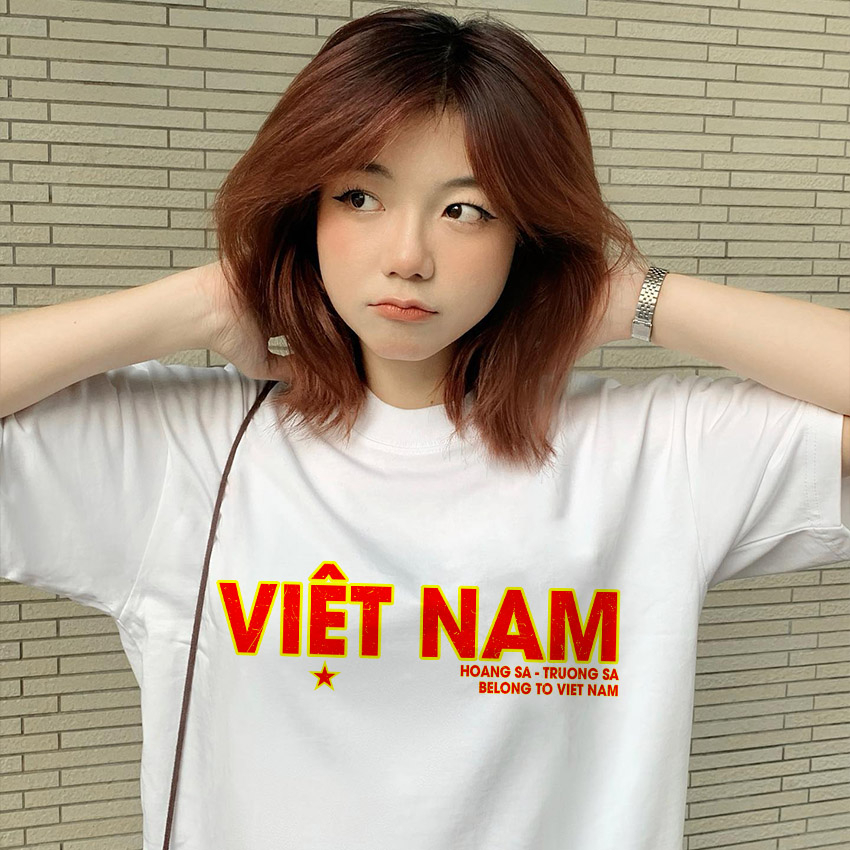 Áo Thun Unisex BEESKY 100% in hình VIỆT NAM- BDVN002