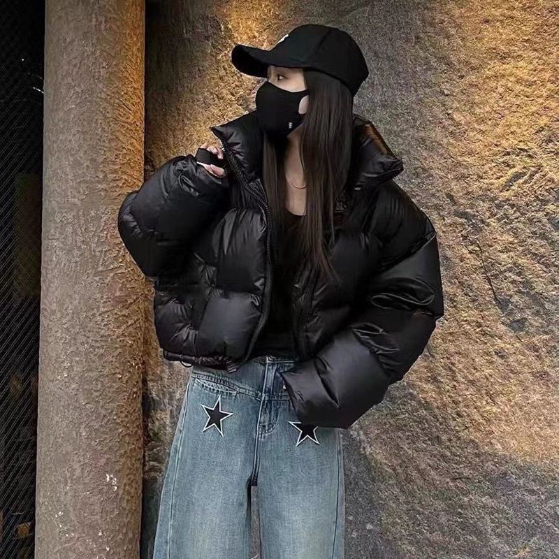 Hàng order - Áo khoác phao tay phồng dáng croptop trẻ trung 2023